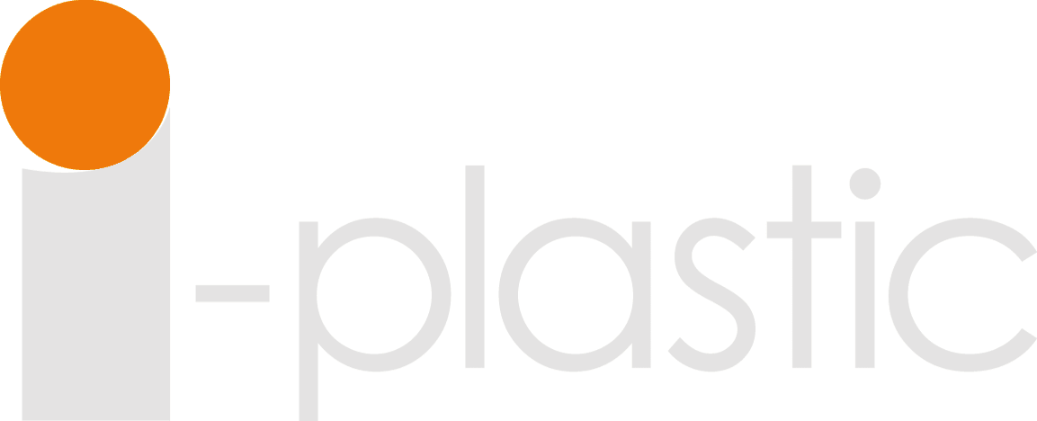 Logotipo original I-Plastic, fabricante do Biplast (Delrin®)